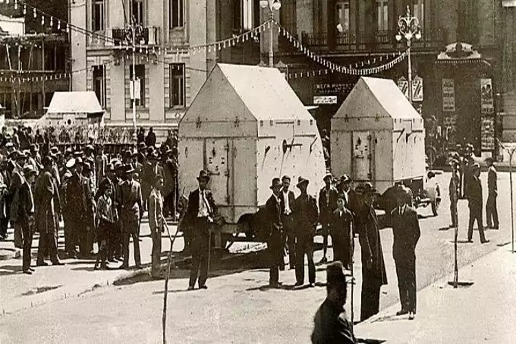 Ο Πειραιάς το 1935 │ Photo by exploringgreece.tv